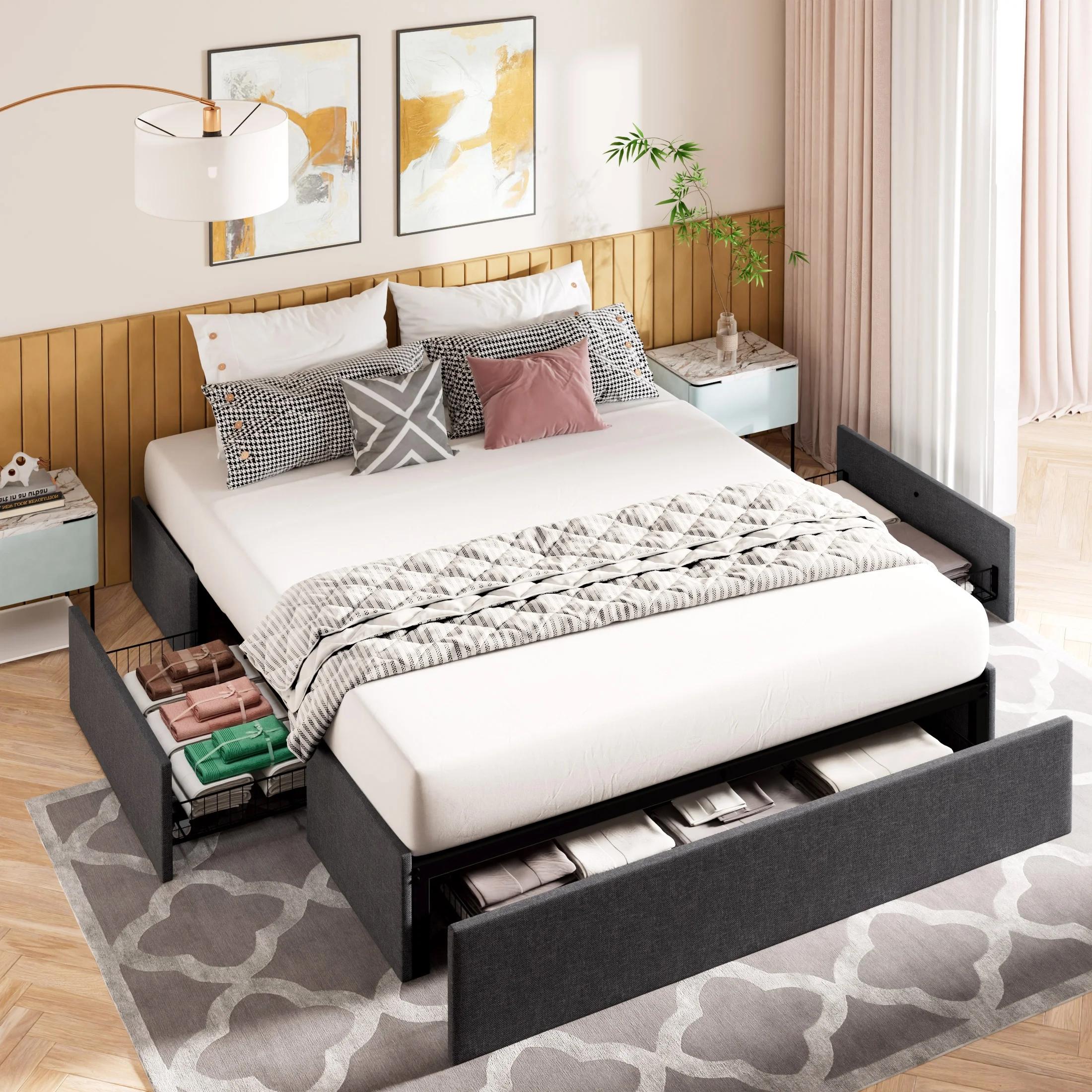 Queen Platform Bed